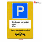 parkeren verboden van