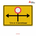 weg afgesloten