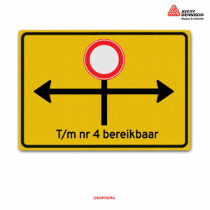 weg afgesloten