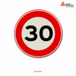 30 km verkeersbord