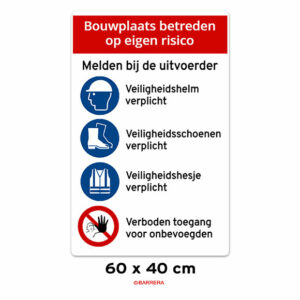 melden bij uitvoerder