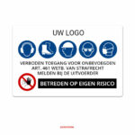 bouwplaats bord logo