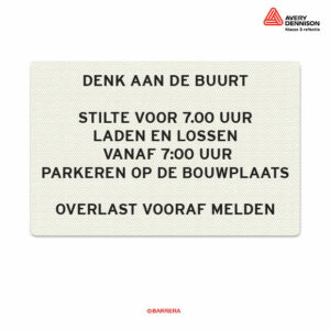 denk aan de buurt