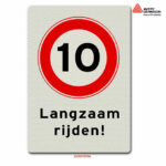 langzaam rijden