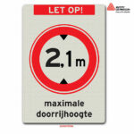maximale doorrijhoogte