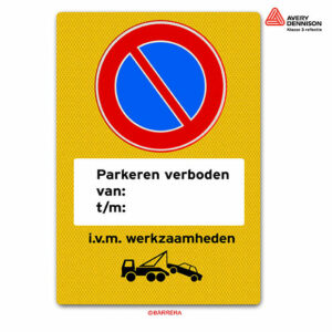 parkeren verboden van