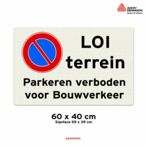 verboden voor bouwverkeer