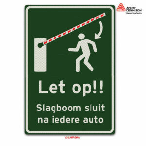 slagboom sluit