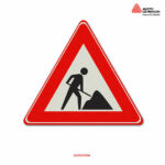 werk in uitvoering verkeersbord