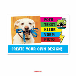 Eigen ontwerp dibond borden