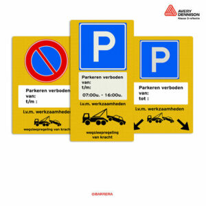 Parkeer verbodsborden