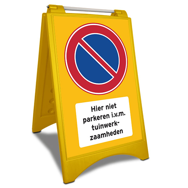 hier-niet-parkeren-bord niet parkeren bord